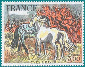 1978-Sc 1585-Yves Brayer (1907-1990), 'Horses of Camargue'