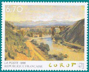 1996-Sc 2507-Camille Corot (1796-1875), 'Augustus Bridge over the Nera River'