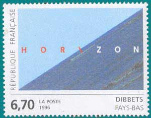 1996-Sc 2505-Jan Dibbets (1941), dutch Painter 'Horizon'