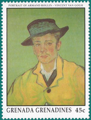 Van Gogh - Portrait of Armand Roulin Arles: November-December, 1888,  Museum Folkwang Essen, JH-1642