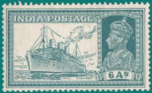 SG # 256, 1936, Mail Steamer