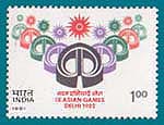 SG # 1012 (1981) Asian Games, New Delhi, Logo