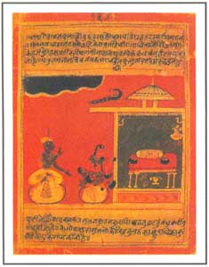 Paintings of Central India - Manini Nayika, Malwa, circa 1634-40, National Museum, New Delhi