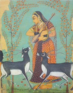 Todi Ragini, Pratapgarh, Rajasthan, circa 1710 A.D., National Museum, New Delhi