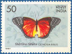 SG # 1020 Butterflies (1981) - Cetlzosia biblis
