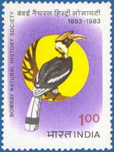 SG # 1097 (1983), Great Hornbill (Buceros bicornis)