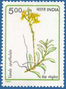 SG # 1474 (1991), Orchid - Vanda spathulata